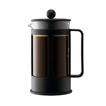 BODUM Kenya 8 Cup French Press Coffee Maker, Black, 1.0 l, 34 oz