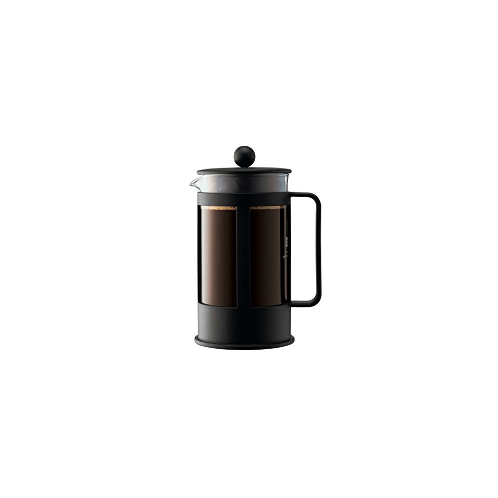 BODUM Kenya 8 Cup French Press Coffee Maker, Black, 1.0 l, 34 oz