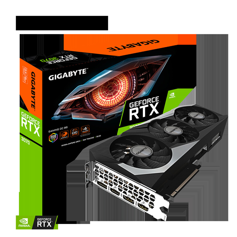 GIGABYTE GEFORCE Video Card RTX 3070 GV-N3070GAMING OC-8GD GDDR6