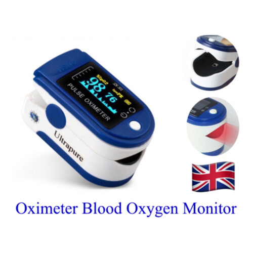 Oximeter Digital Finger Pulse SpO2 Blood Oxygen Monitor Heart Rate ...