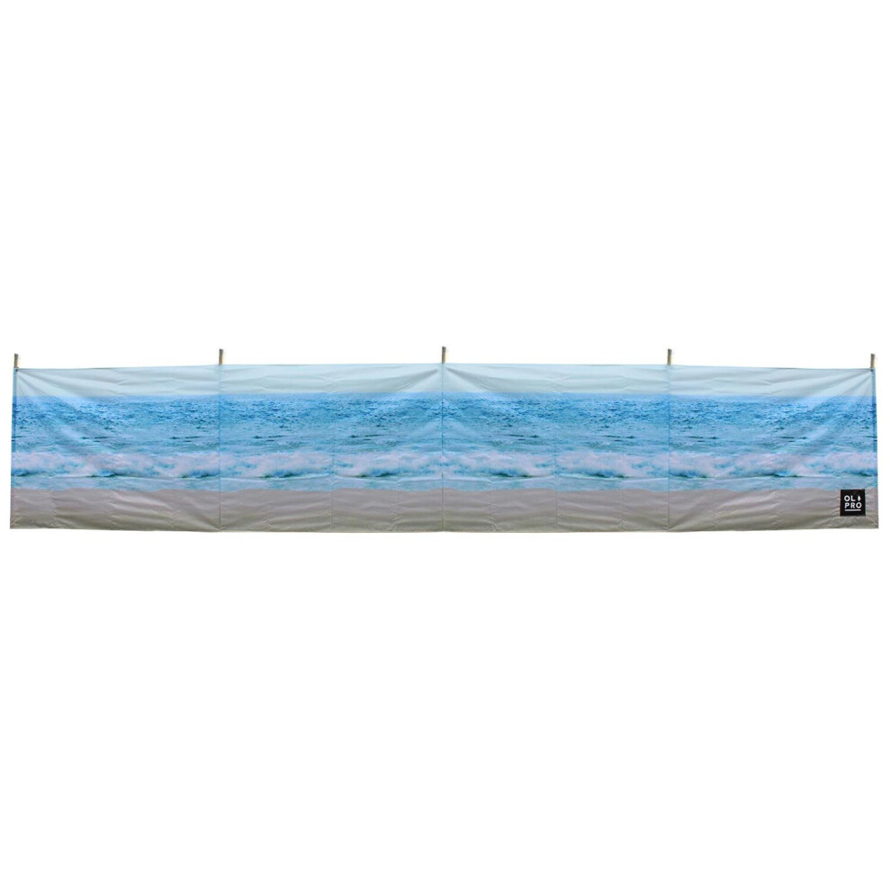 OLPRO The Beach 5 Pole Windbreak (Wooden poles)