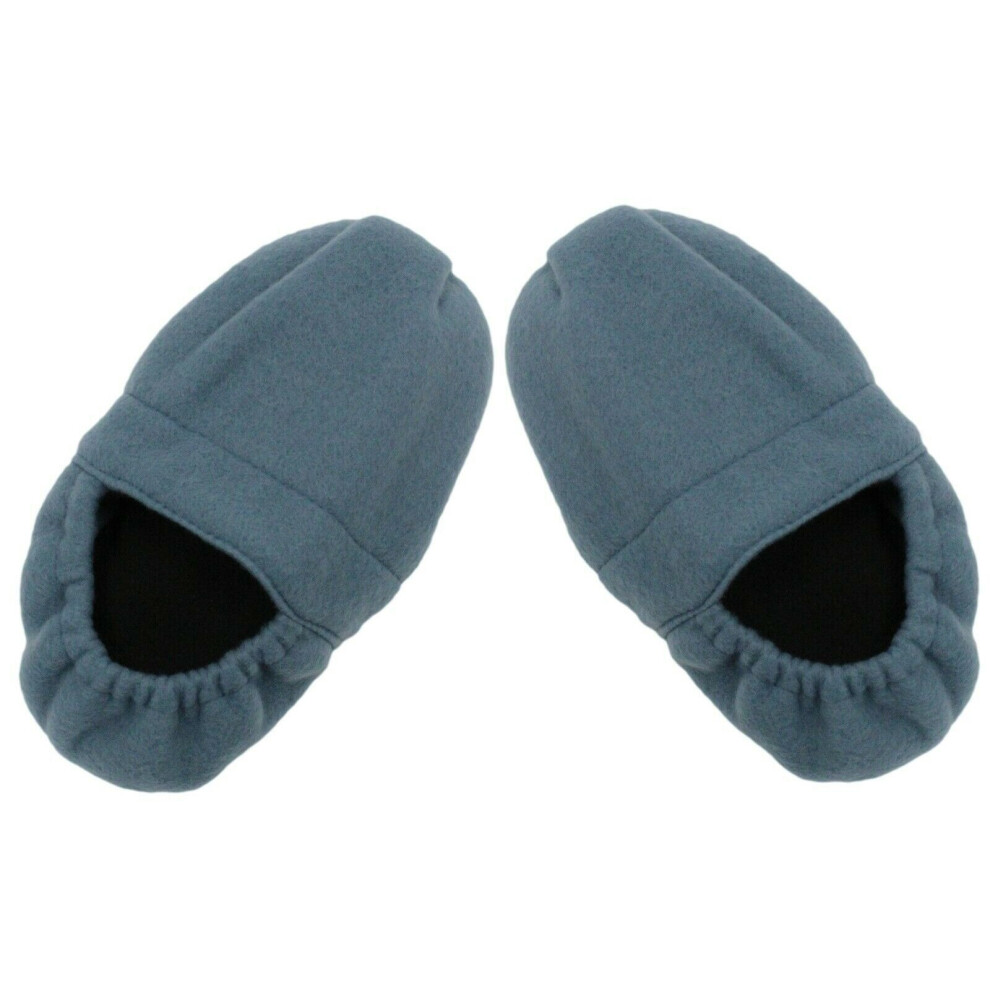 Rammento Unisex Microwave Heated Slippers in Blue Shoe Size 4-6