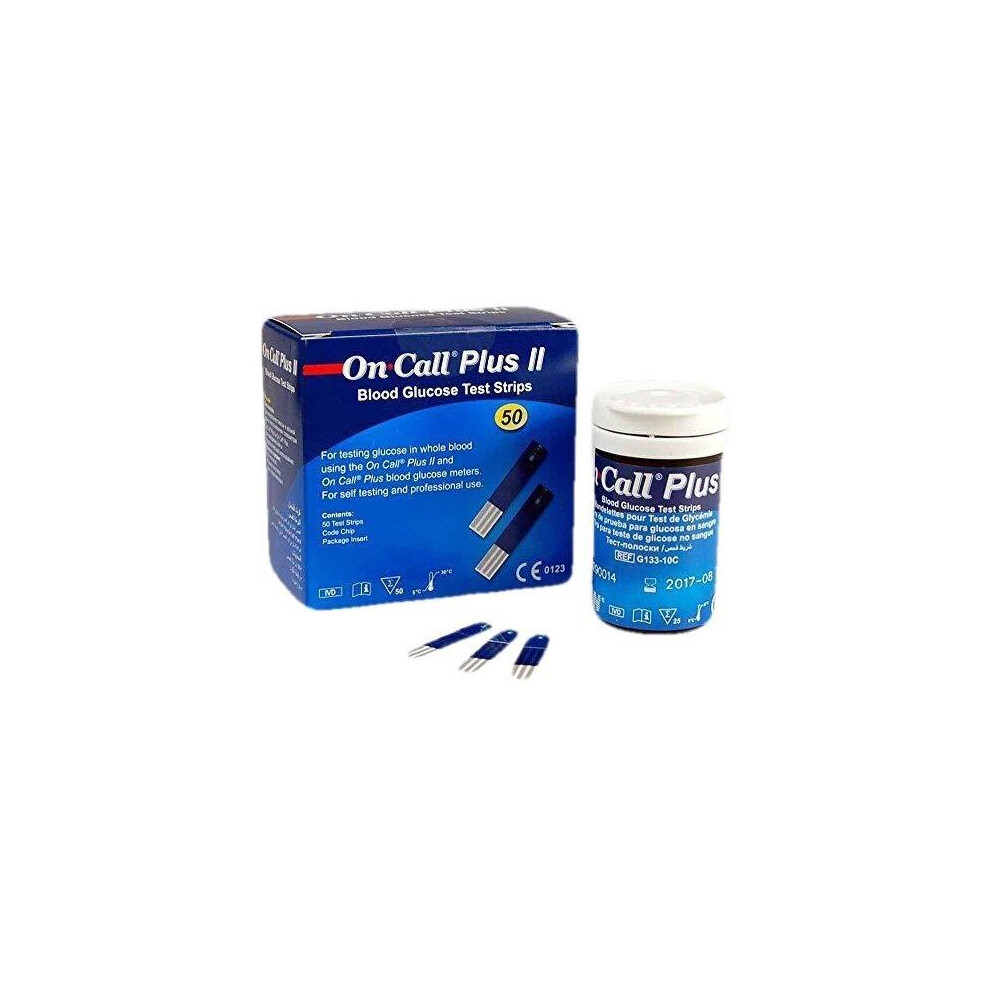 On Call Plus Ii 50 Blood Glucose Test Strips