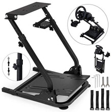 VEVOR G920 Racing Steering Wheel Stand Shifter Mount fit for Logitech G27 G25 G29 Gaming Wheel Stand Wheel Pedals NOT Included Racing Wheel Stand