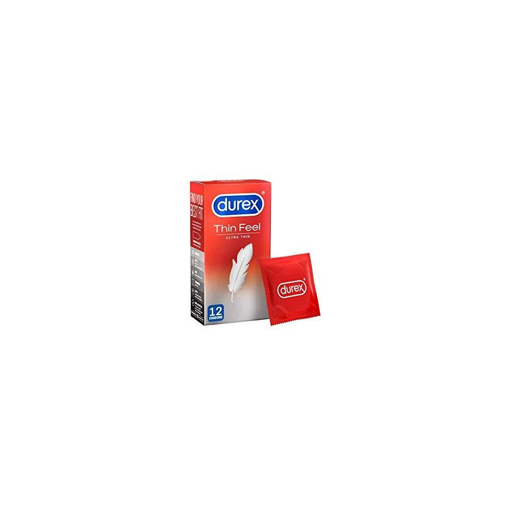 Durex Thin Feel Ultra Thin Condoms, Pack Of 12
