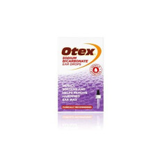 Otex Sodium Bicarbonate Ear Drops for Hardened Ear Wax - 10ml Bottle with Dropper Applicator