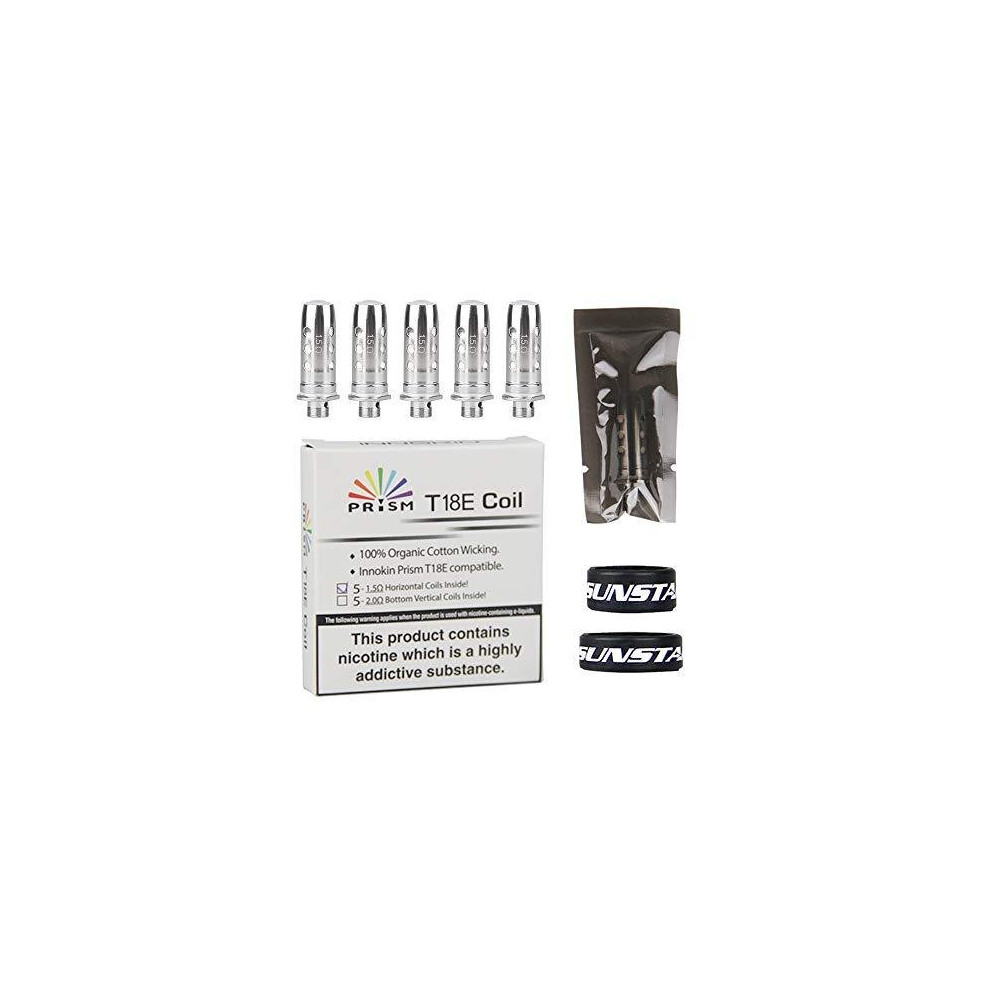 INNOKIN Prism T18E Coil 1.5 Ohm 1.5Î© For Innokin Endura T18E T22E Kit T18II T18II Mini Kit Pack Of 5