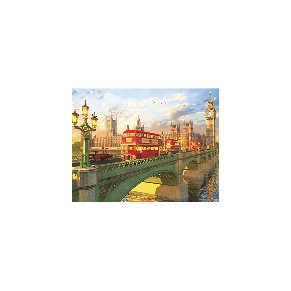 Photos - Jigsaw Puzzle / Mosaic Springbok Puzzles - Westminster Bridge - 500 Piece Jigsaw Puzzle - Large 23.5 Inches by 18 Inches Puzzle - Made in USA - Uni 