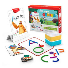 Osmo - Little Genius Starter Kit for iPad - 4 Hands-On Learning Games - Preschool Ages - Problem Solving & Creativity (Osmo iPad Base Included)