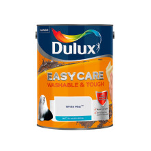 DULUX Easycare Washable & Tough MATT Colours 5L (White Mist)