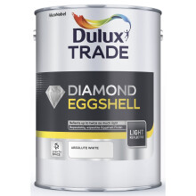 Dulux Trade Diamond Eggshell Light & Space Brilliant White 5L