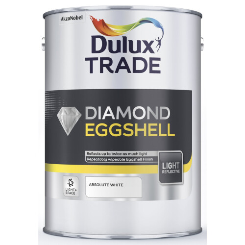 Dulux Dulux Trade Diamond Eggshell Light & Space Brilliant White 5L