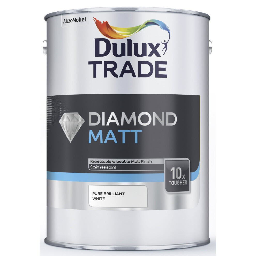 Dulux Trade Diamond Matt Pure Brilliant White 5L