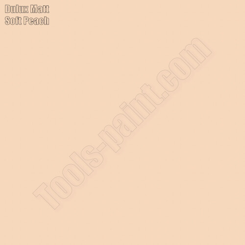 Dulux Dulux Bathroom Plus Soft Sheen Paint, 2.5 L - Soft Peach
