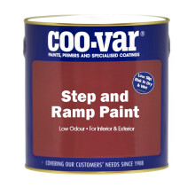 Coo-Var Anti-Slip Step and Ramp Paint. Comes with PSP Touch- up Brush. (Tile Red)