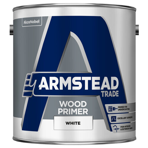 Armstead Trade Wood Primer White 2.5 Litres
