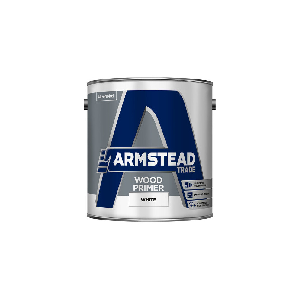 Armstead Trade Wood Primer White 2.5 Litres 5010212593288
