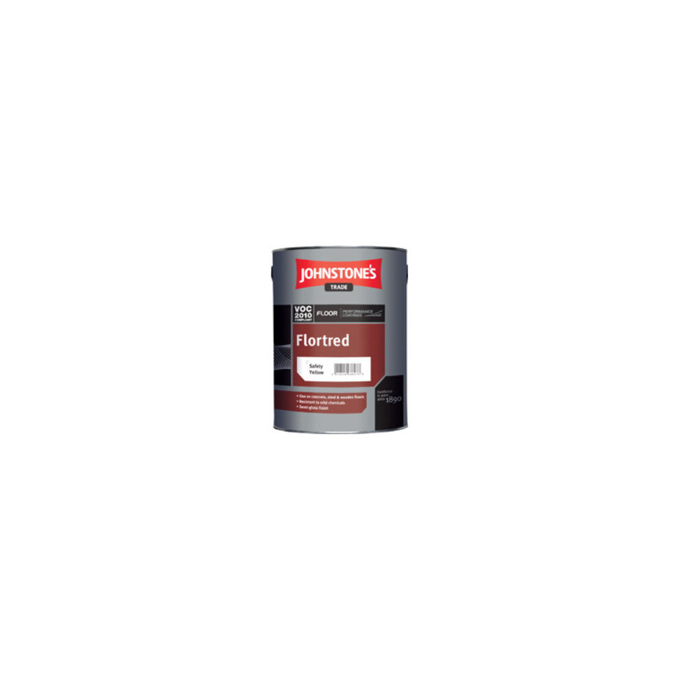 Johnstone's Flortred Floor Paint White 2.5L