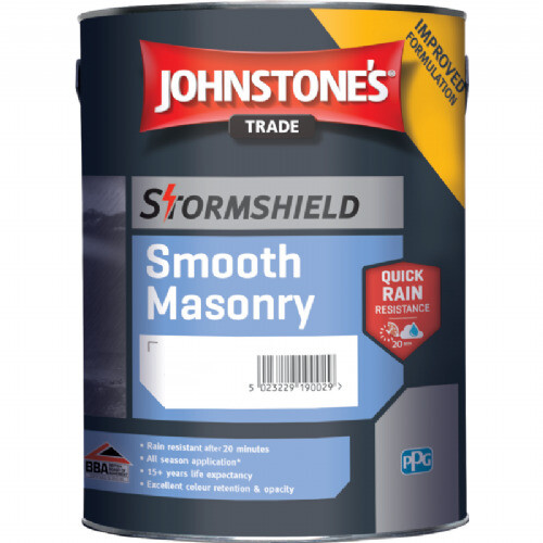Johnstone's Johnstones Stormshield Smooth Masonry Magnolia 5L