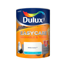 Dulux 5293163 Easycare Washable & Tough Matt Emulsion Paint, White Cotton, 5 Litre