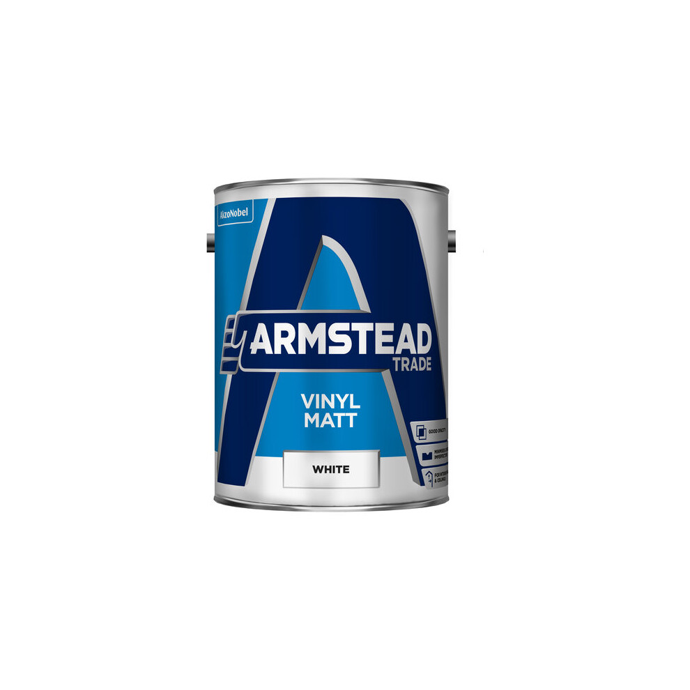 Armstead Trade Vinyl Matt White 5 Litres