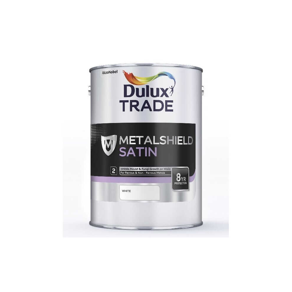Dulux Trade Metalshield Satin White 5L