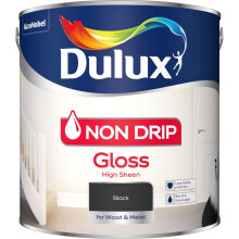Dulux Black 2.5L Non Drip Gloss