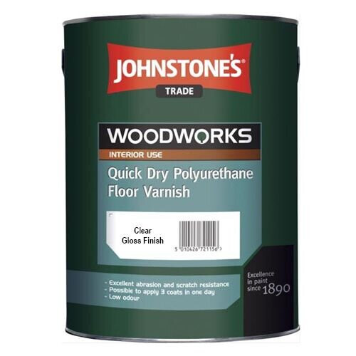 Johnstone's Johnstones Trade Quick Drying Floor Varnish - Clear Gloss - 2.5L