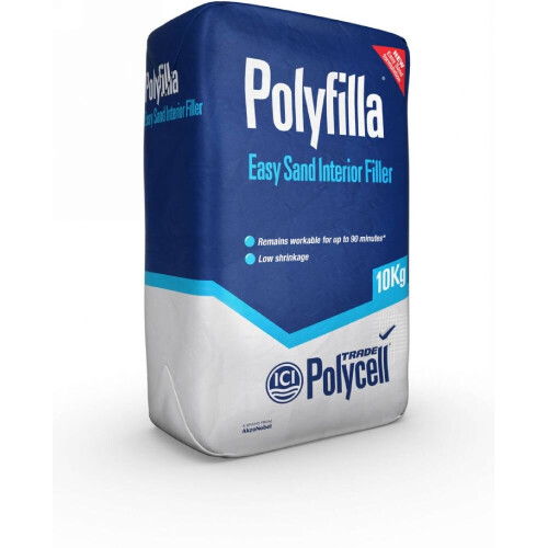Polyfilla Easy Sand Interior Filler 10kg