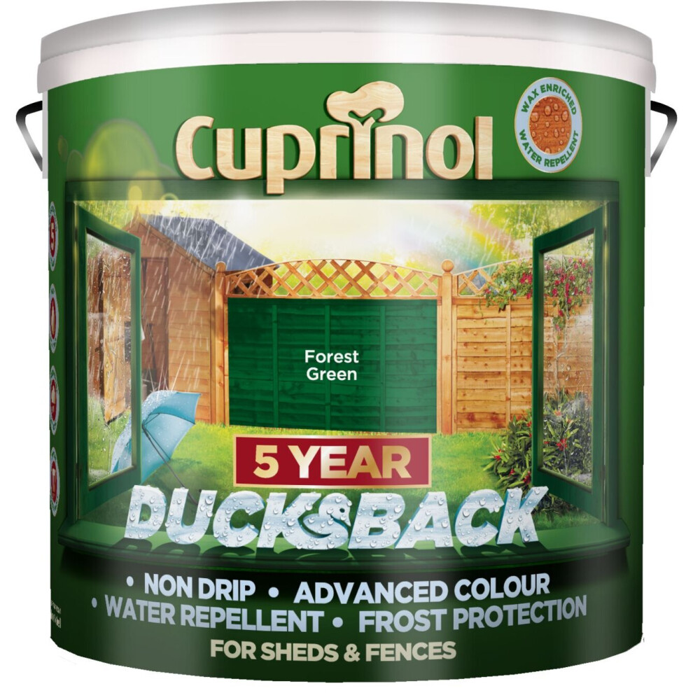 Cuprinol 5 Year Ducksback Forest Green 9L
