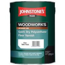 Johnstones Trade Quick Drying Floor Varnish - Clear Satin - 2.5L