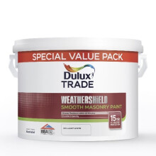 Dulux Trade Weathershield Smooth Masonry Paint Magnolia 7.5 Litres