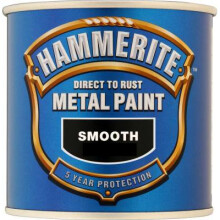 Hammerite Direct to Rust Metal Paint Smooth Finish Dark Blue 5L
