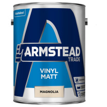 Armstead Trade Vinyl Matt Paint Magnolia 5 litres