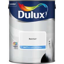 Dulux 5293111 Walls & Ceilings Matt Emulsion Paint, Rock Salt, 5 Litre