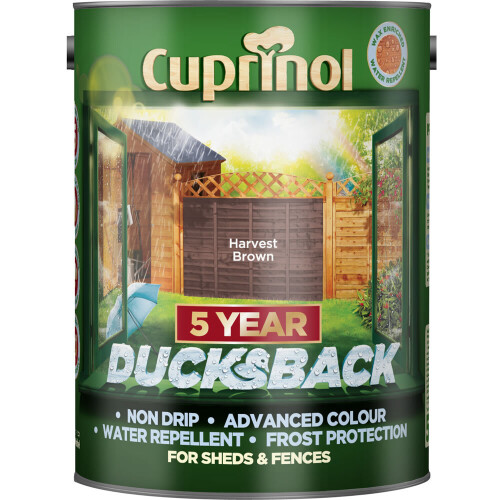 Cuprinol Cuprinol 5 Year Ducksback Harvest Brown 9L