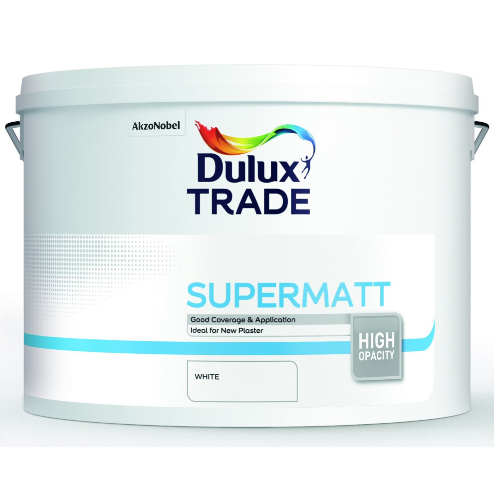 Dulux Trade Supermatt Almond White 10L