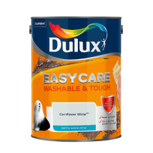 Dulux 5293162 Easycare Washable & Tough Matt Emulsion Paint, Cornflower White, 5 Litre