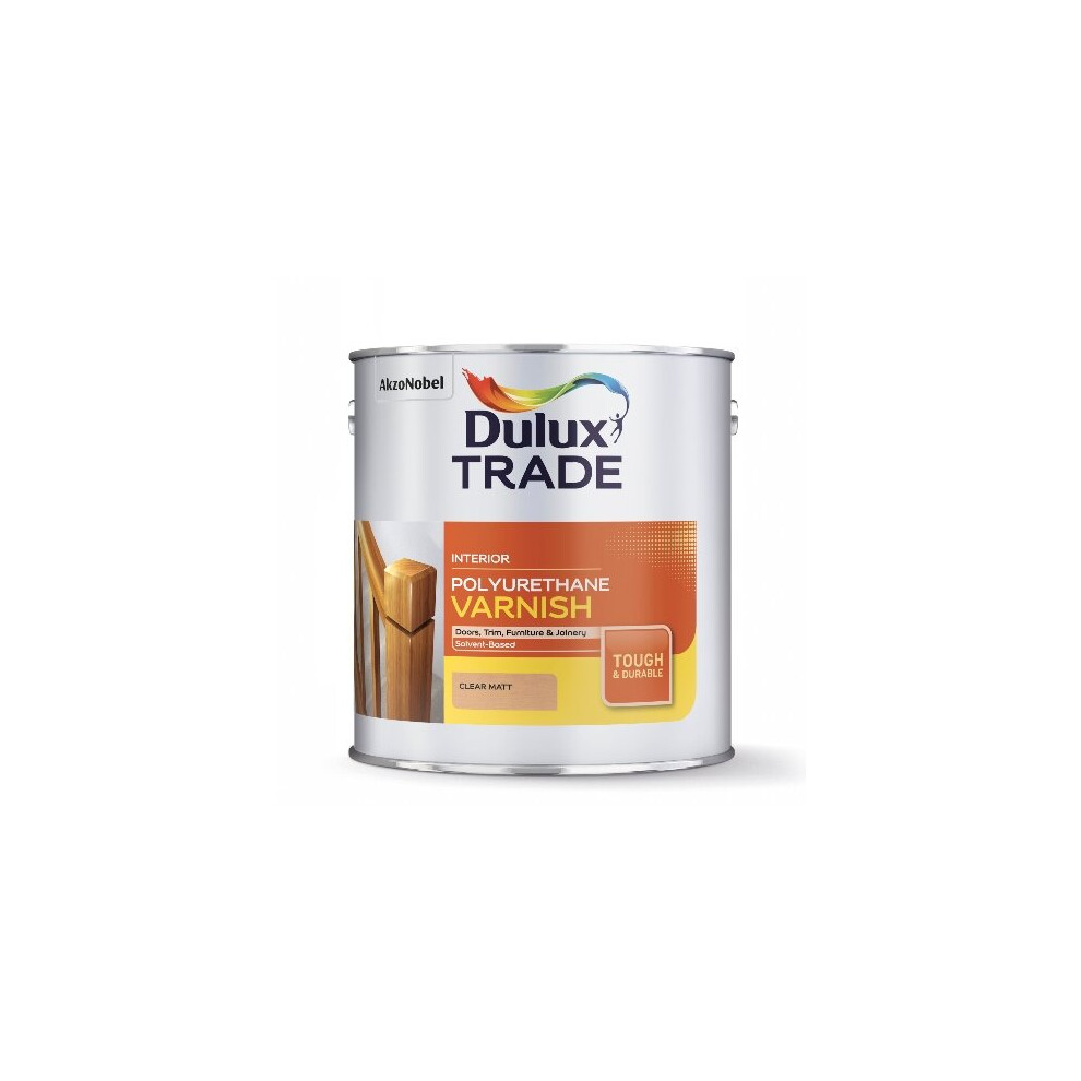 Dulux Trade Polyurethane Varnish Matt 2.5L