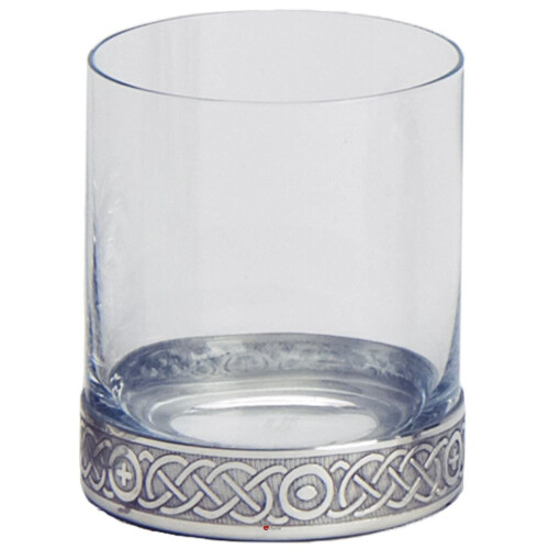 Whisky Tumbler with Celtic Designed Base 28cl