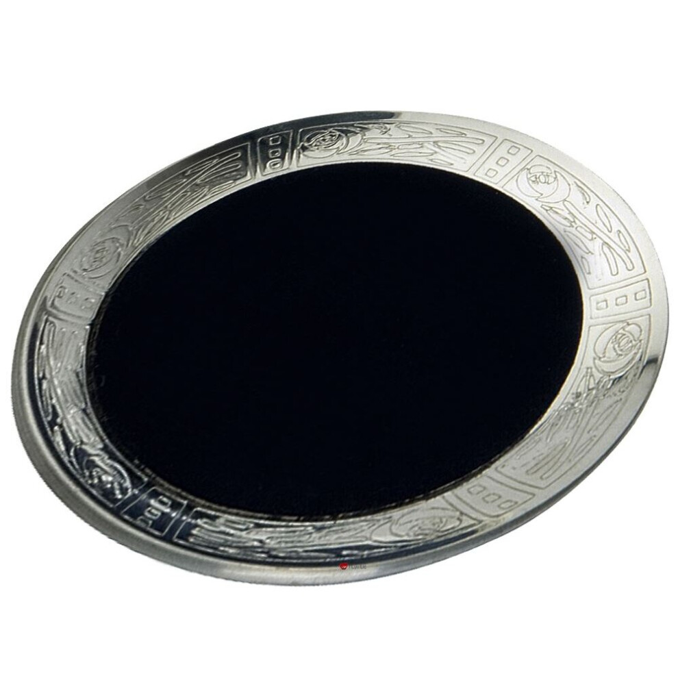 Pewter Flat Bowl Stamped With Charles Rennie Mackintosh Rose Column Design 110mm-image-OPC-P6F27W5-NEW