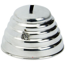 Pewter Piggy Bank For Children Bee Hive Shaped Money Box Ideal Christening Gift