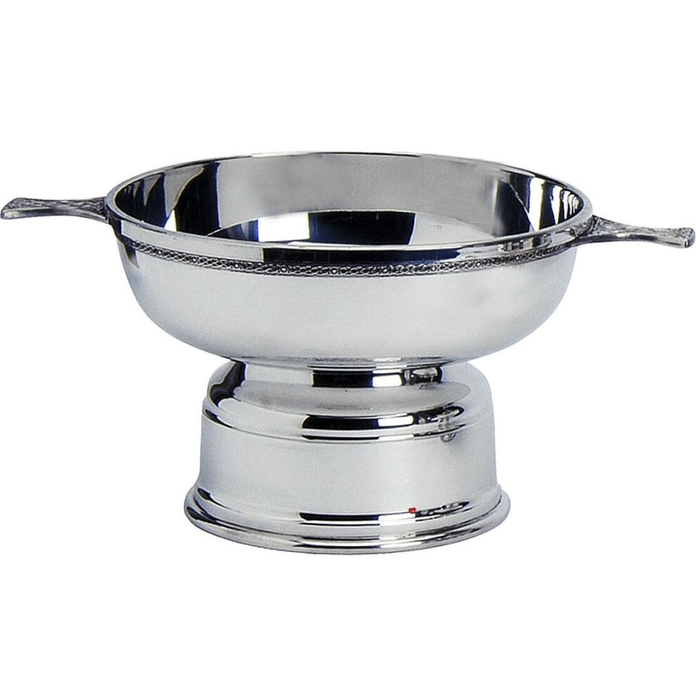 Scottish Quaich Christening Gift Cup Of Friendship Pewter Plinth Engravable 6" I Luv Ltd