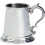 Christening Gift 1/4 pt Pewter Cup Engravable with Handle Plain Design 1