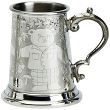 Christening Gift The Three Bears And Goldilocks Tankard 1/2 Pt