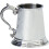 Christening Gift 1/4 pt Pewter Cup Engravable with Handle Plain Design 2