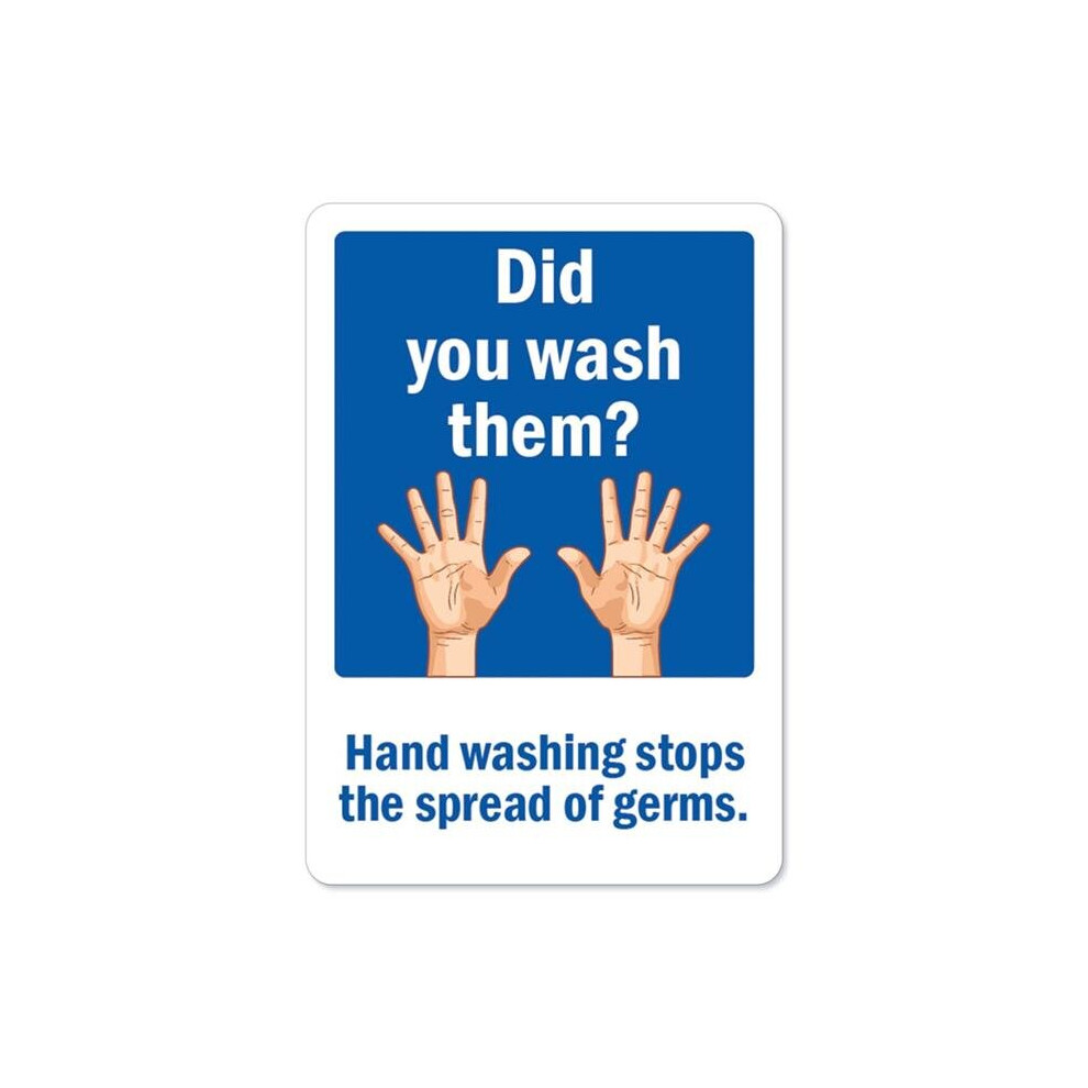 SignMission OS-NS-D-35-25571 OSHA Notice Sign - Did You Wash Them-image-OPC-P6F2NF9-NEW