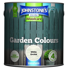 Johnstone's 309291 Garden Colours, White Orchid, 2.5 Litre