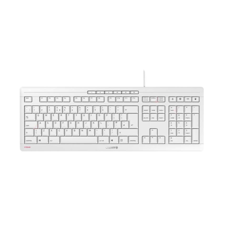 Cherry Jk-8500 Keyboard Usb Qwerty English White