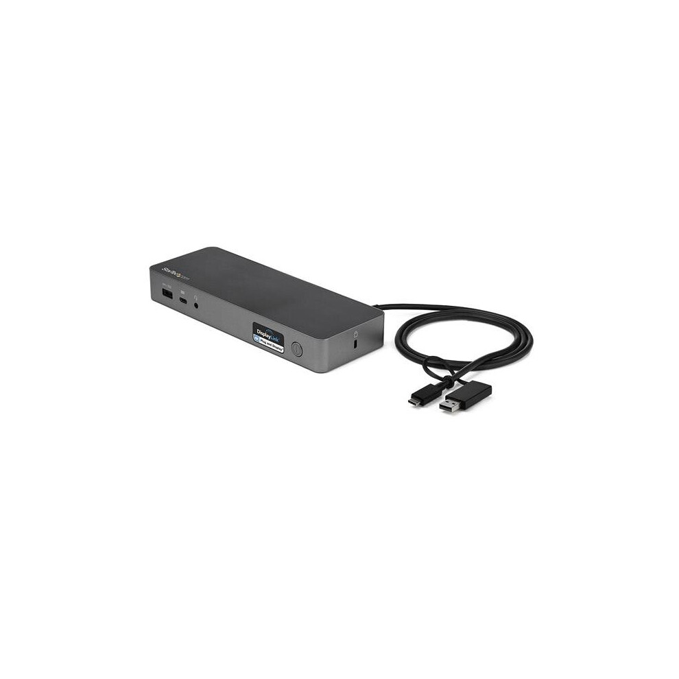 Startech.com Usb-C & Usb-A Dock - Hybrid Universal Laptop Docking Station With 100W Power Delivery - Dual Monitor 4K 60Hz Hdmi